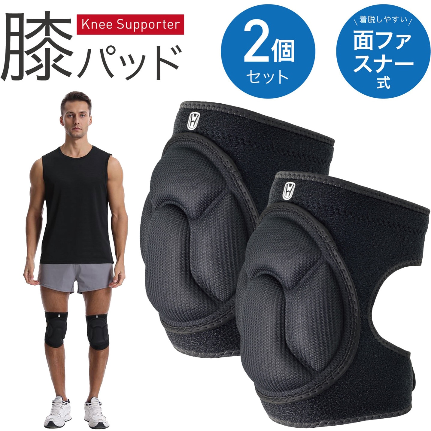 AFF-HPM001-M AFFひざ用パッド2個セット AFF WARE サイズM AFF-HPM001