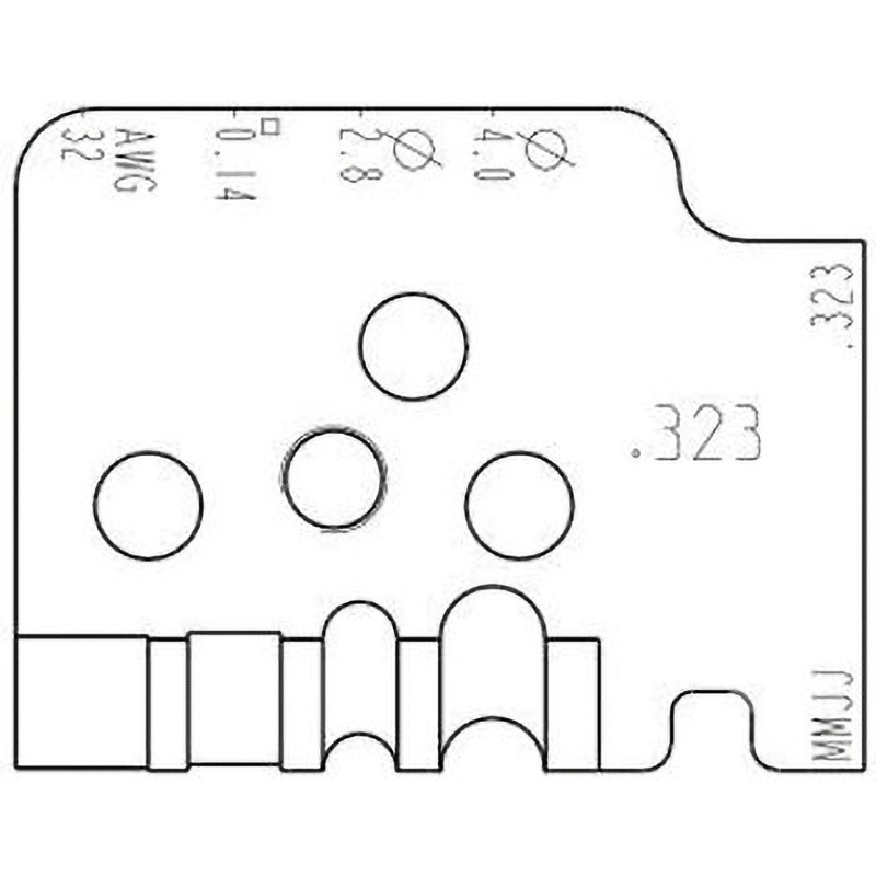 708 323 3 0 データケーブルストリップ用替刃 RENNSTEIG(レンシュタイグ) 1枚 708 323 3 0
