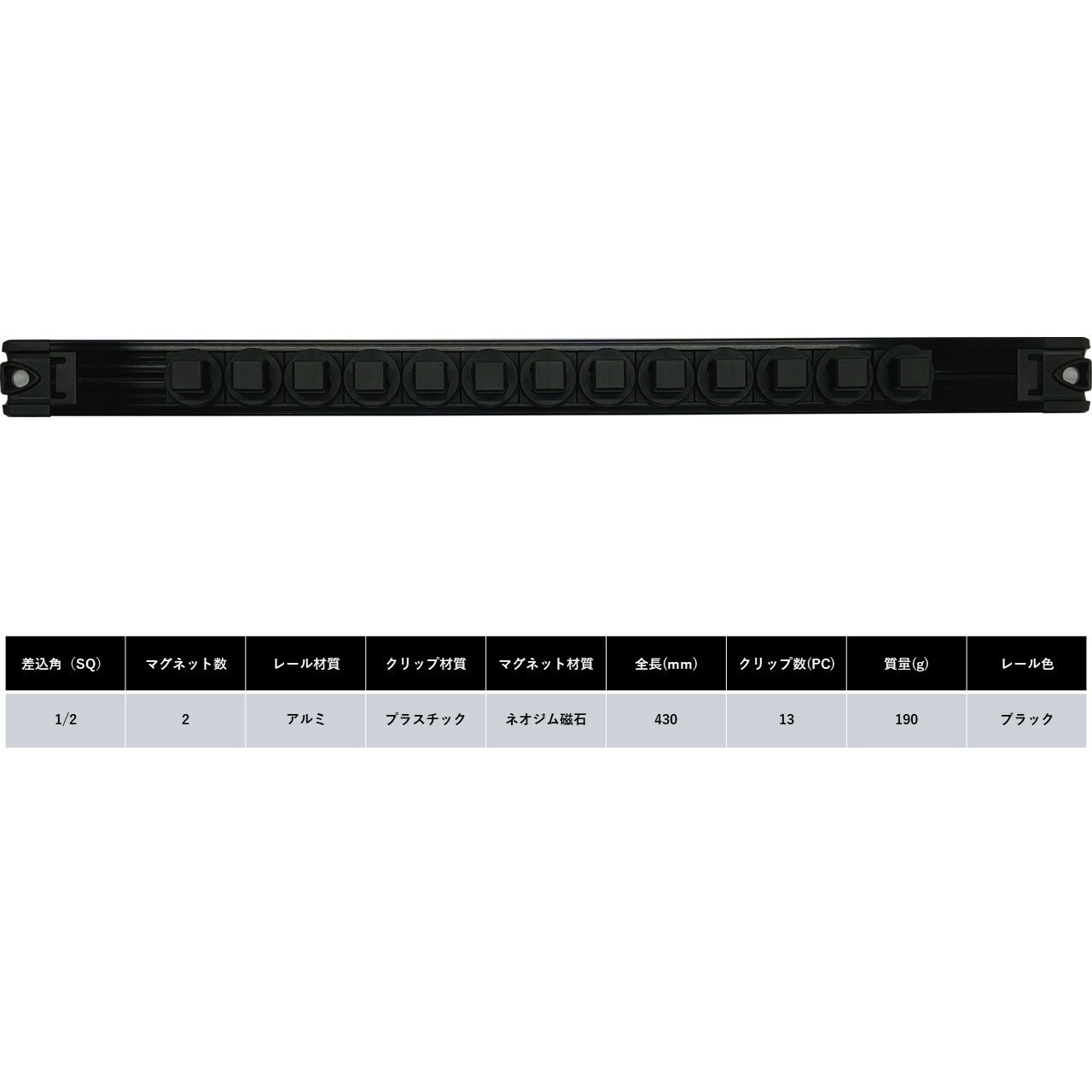 Boun グッズセット 68267 スピンロックソケットレール 1本 SIGNET(シグネット) 【通販