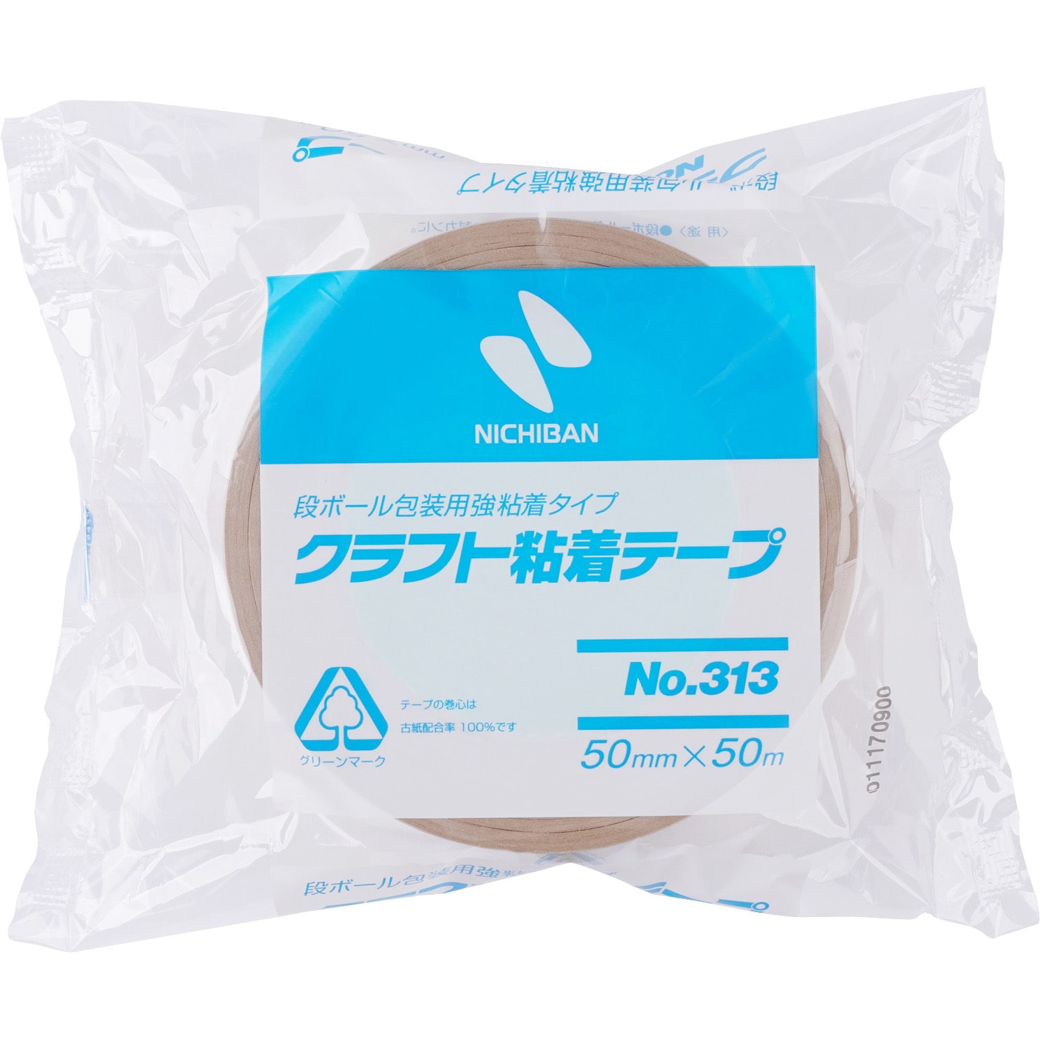 まとめ ニチバン クラフト粘着テープ 50mm×50m No.313 1巻 313-50