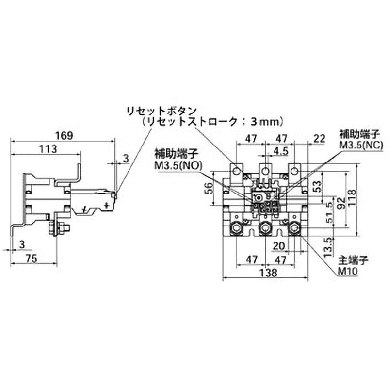 TR-N10 125A 標準形サーマルリレー 1個 富士電機 【通販モノタロウ】 TR-N10 125A 標準形サーマルリレー 1個 富士電機 【通販モノタロウ】