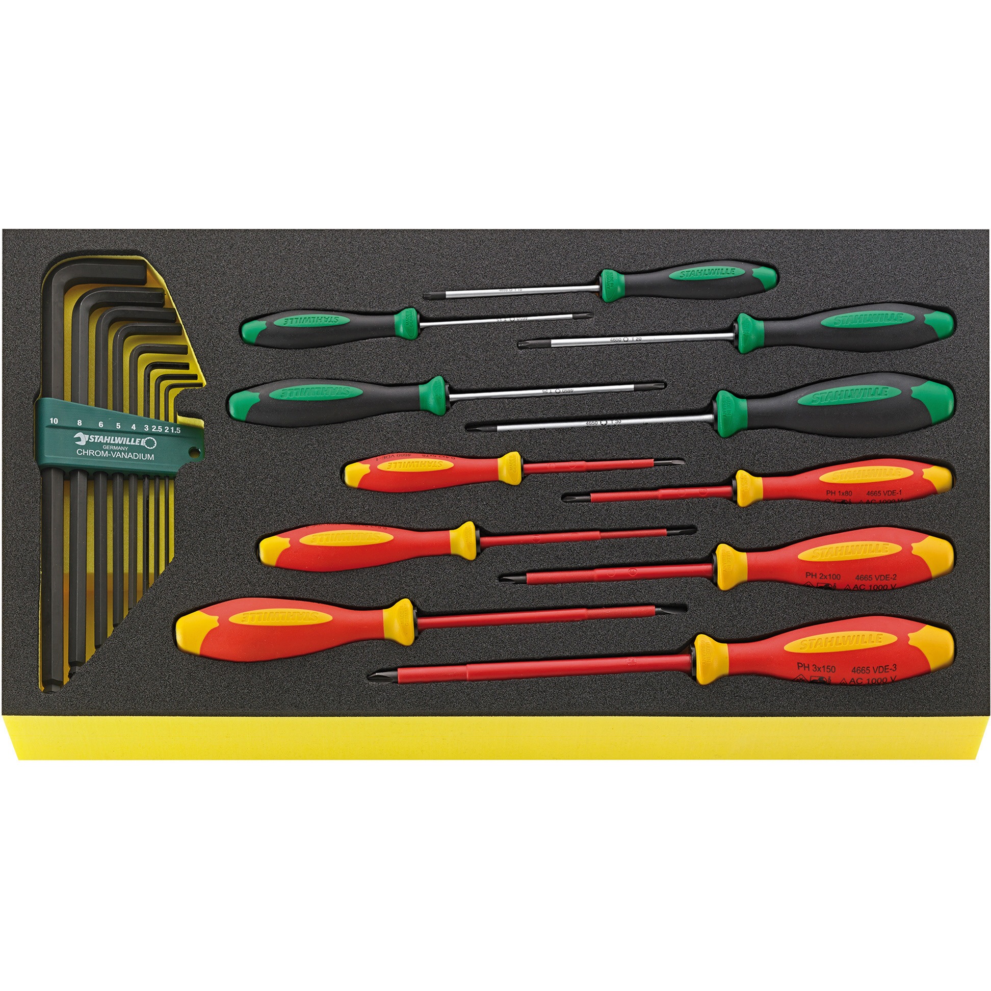 TCS WT 4650-4665-1 ドライバーセット 1セット STAHLWILLE(スタビレー) 【通販モノタロウ】 45,588円