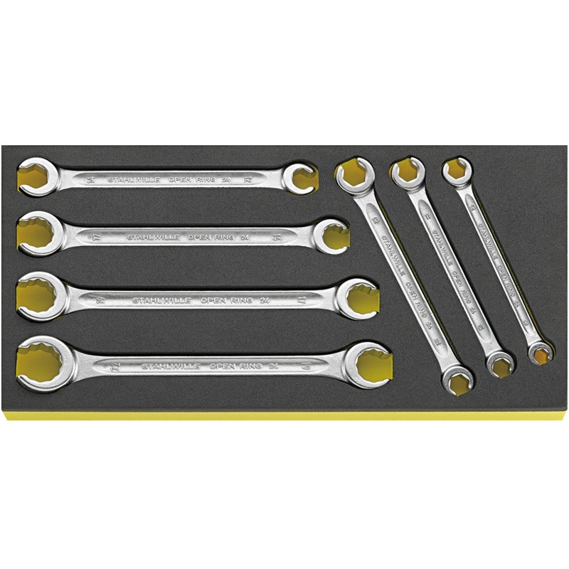 ADA スパナセット TCS 24/7，8X10-19X22 MM スパナセット 1セット STAHLWILLE(スタビレー
