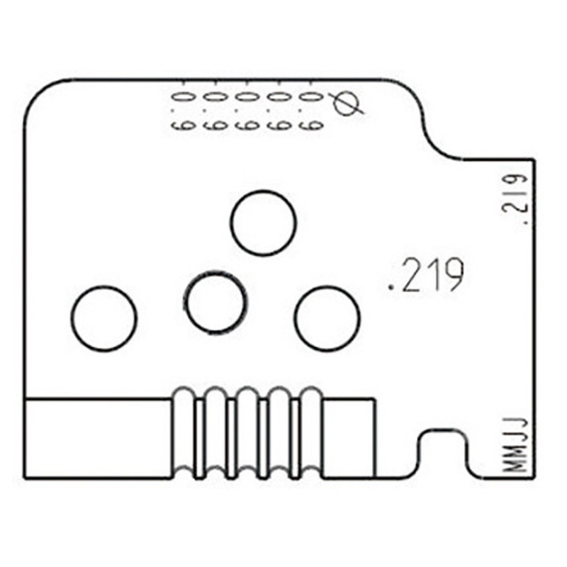 708 219 3 0 POFフラットケーブルストリップ用替刃 RENNSTEIG(レンシュタイグ) 1枚 708 219 3 0