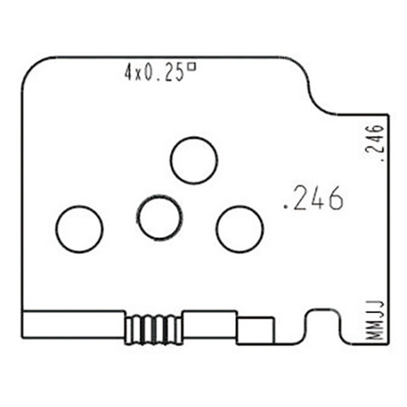 708 246 3 0 フラットケーブルストリップ用替刃 RENNSTEIG(レンシュタイグ) 1枚 708 246 3 0
