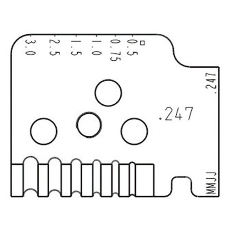 708 247 3 0 ラドックス単一導体ストリップ用替刃 RENNSTEIG(レンシュタイグ) 1枚 708 247 3 0