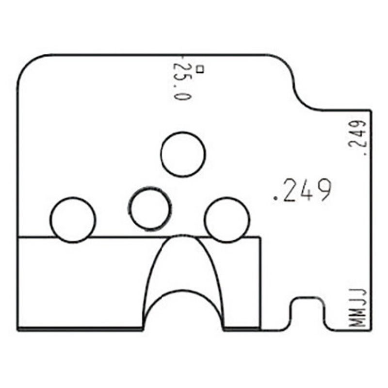 708 249 3 0 ヨーロッパサイズストリップ用替刃 RENNSTEIG(レンシュタイグ) 1枚 708 249 3 0