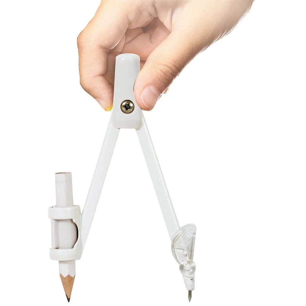 CP234WH 回しやすい算数コンパス クツワ 鉛筆用 - 【通販モノタロウ】