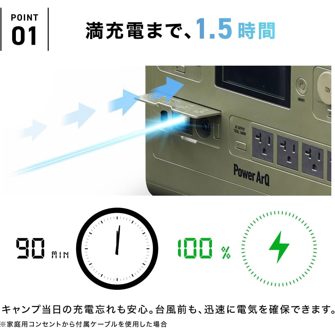 PA100-TN ポータブル電源 PowerArQ S10 Pro 1024Wh コヨーテタン 1個