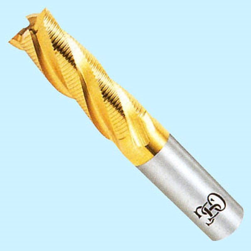 EX-TIN-RENF 10 コバルトハイスエンドミル TiNコート ラフィング