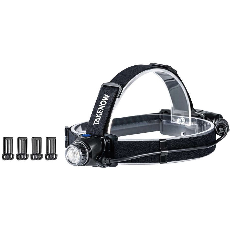 HL011 充電式 LEDヘッドライト TAKENOW 明るさHi/800-Mid/200-Eco/20Lm