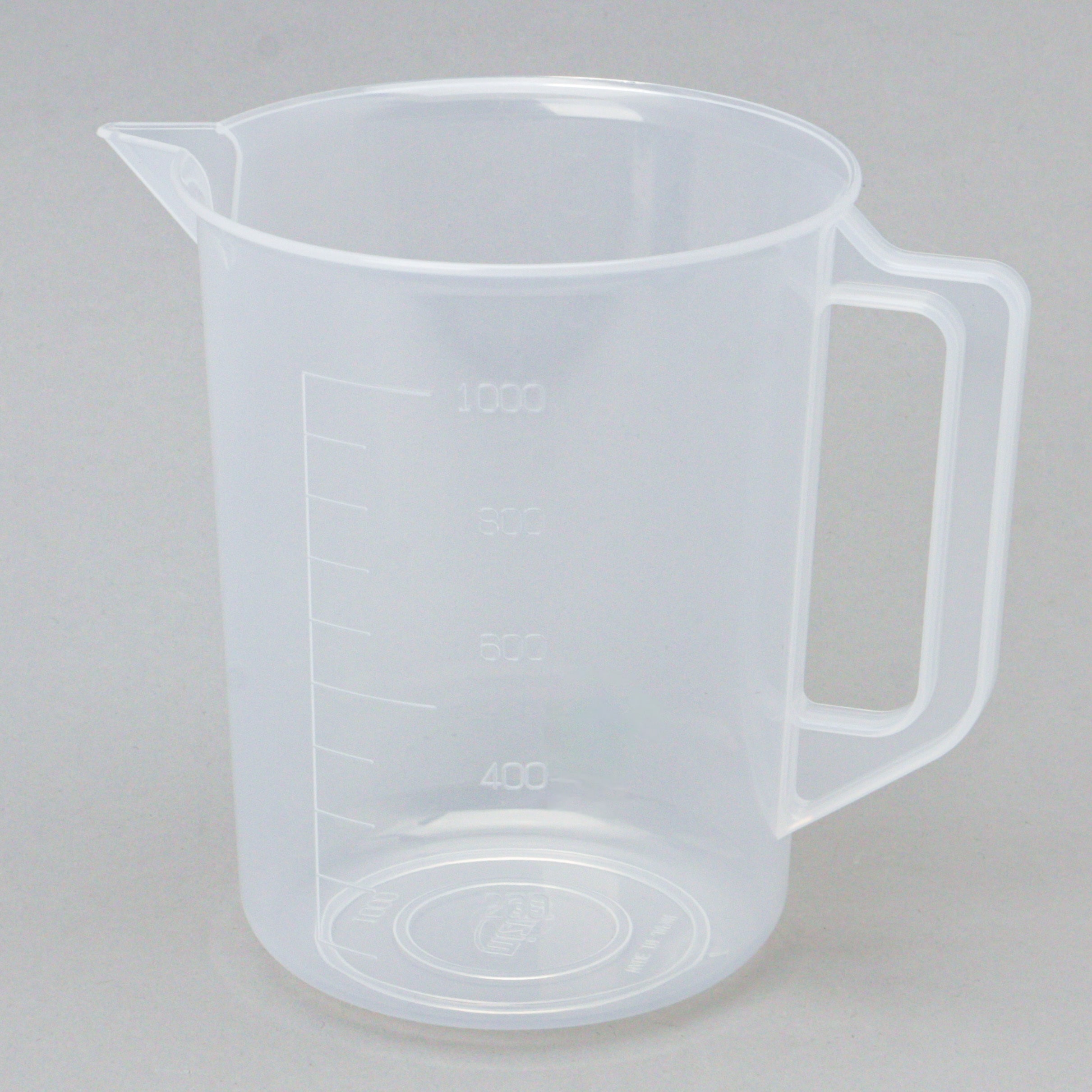 特大ビーカー、 No.0054 PP手付ビーカー 瑞穂化成工業 目盛あり 1000mL 1個 【通販