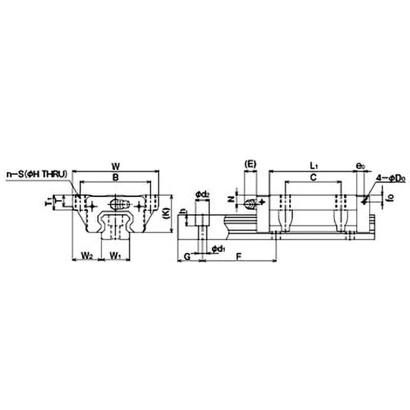 SHS20LC1SS(GK) BLOCK LMブロック(SHS形) 1個 THK 【通販サイトMonotaRO】