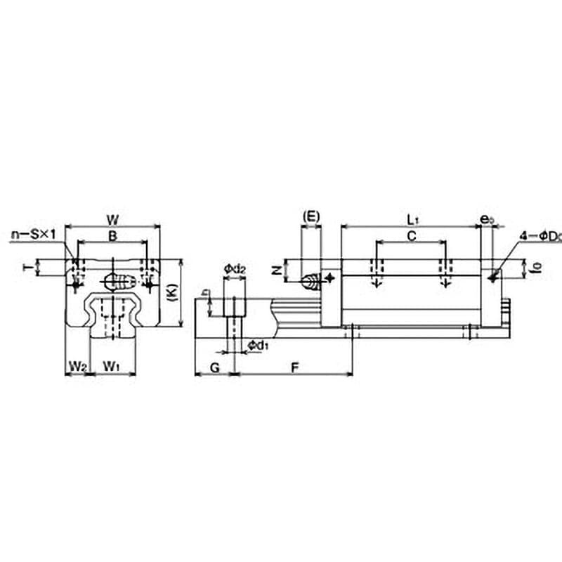 SHS30R1SS(GK) BLOCK LMブロック(SHS形) 1個 THK 【通販サイトMonotaRO】