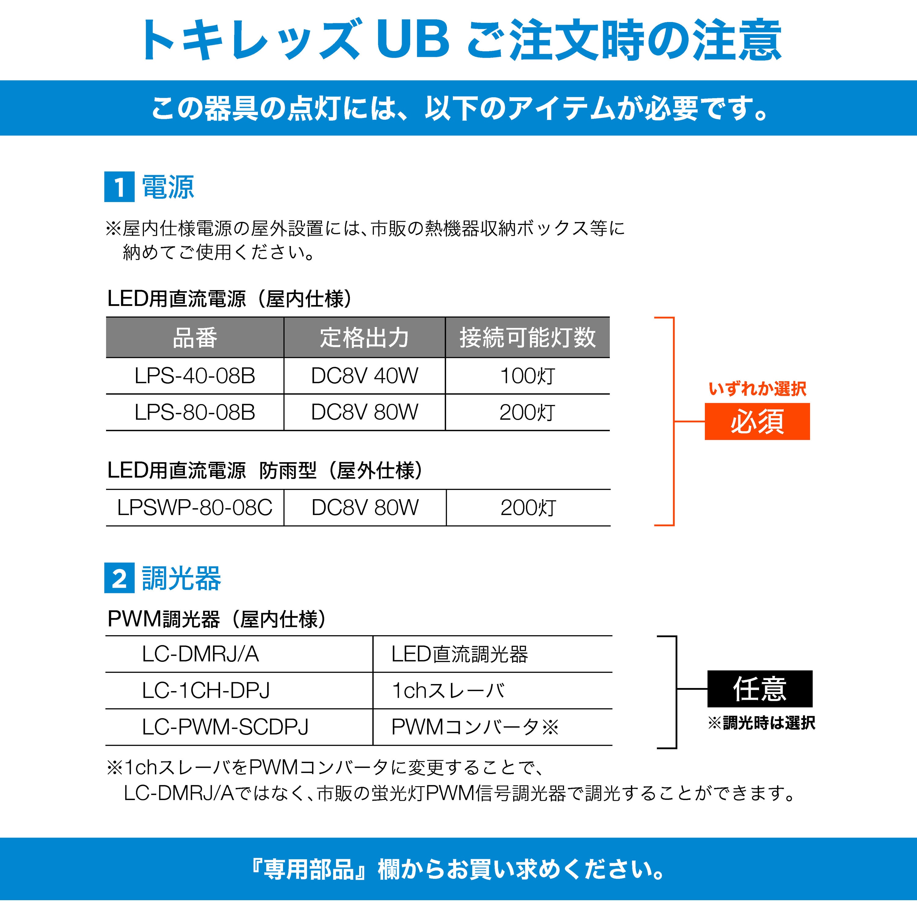 LSC-80-IWUB-WP(2m) 屋外用LEDテープライト・トキレッズUB