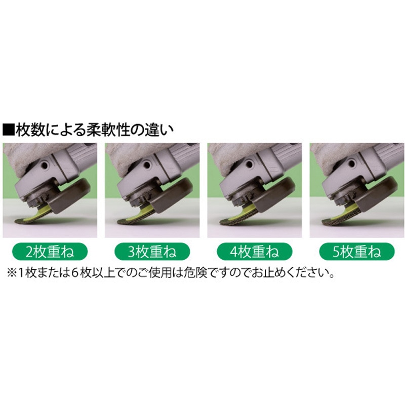 FSD105-80 フリーサンド ニューレジストン 粒度80 木工用 外径105mm穴