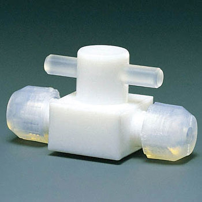 NR1446-001 PTFE ミニ二方バルブ圧入型 2Φ 1個 フロンケミカル 【通販モノタロウ】 5,808円