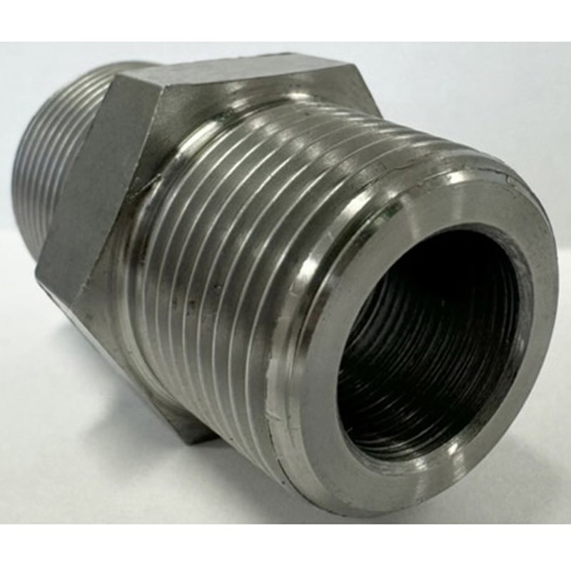 Ni-20A-S80 鍛鋼製ねじ込み式管継手 No.110 ニップル 1個 藤井高圧