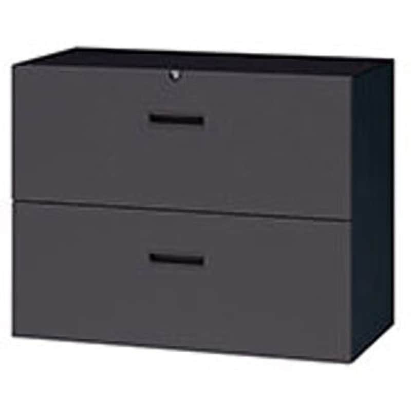 CW-0907S-2-BB ファイル引出し(2段) CW ナイキ 高さ700mm間口899mm奥行450mm  CW-0907S-2-BB