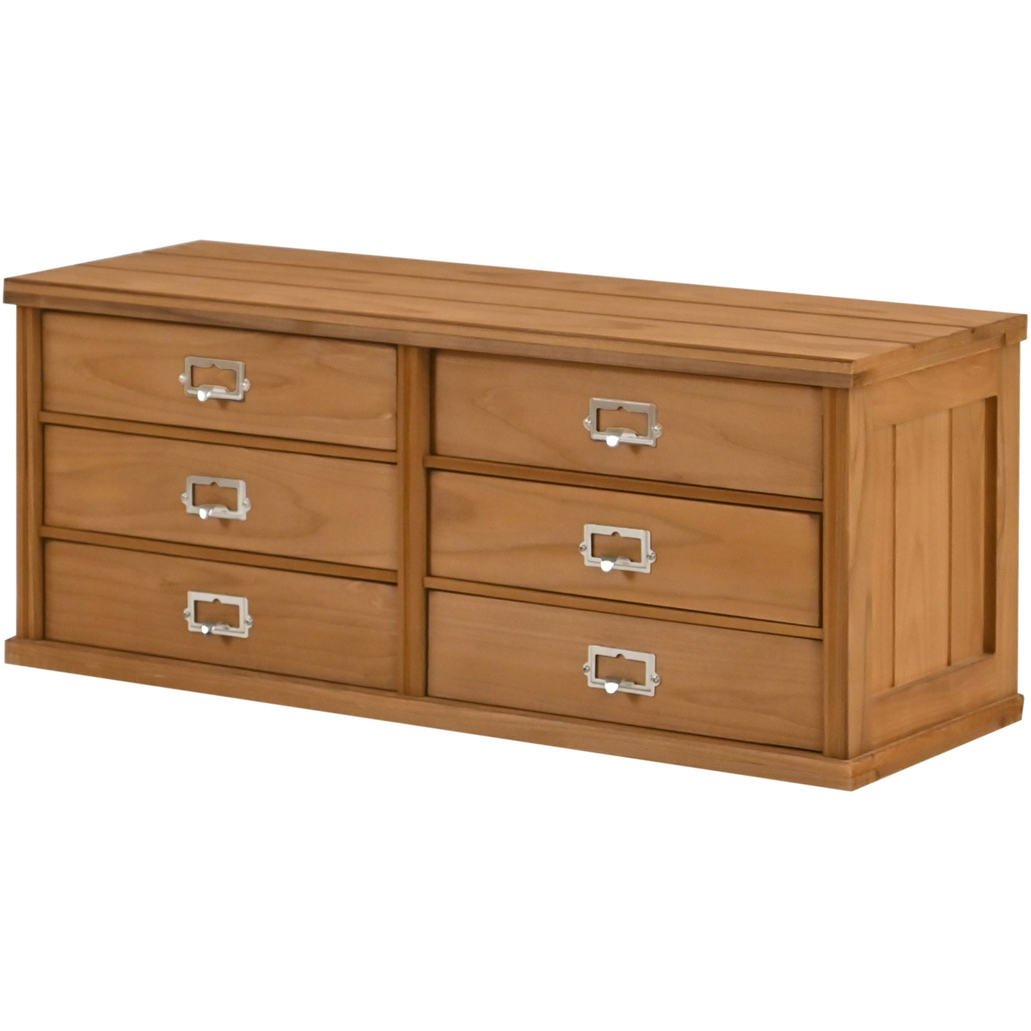 TC-32 BR 天然木チェスト フクダクラフト 3段 ブラウン色 高さ305mm幅