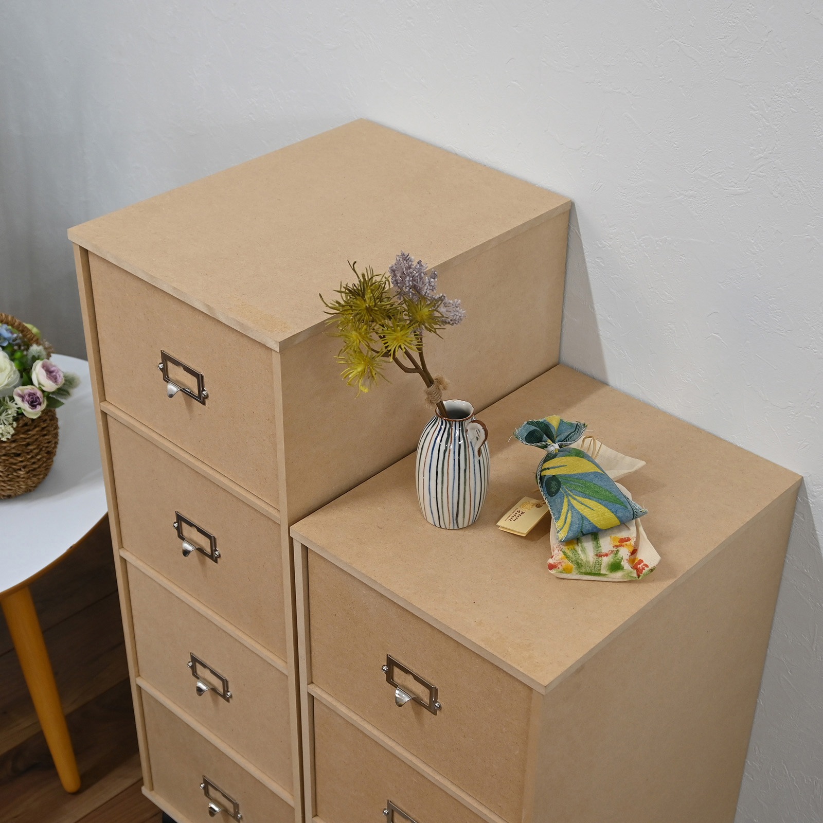 NC-3 NA ナチュラルチェスト フクダクラフト 3段 高さ560mm幅