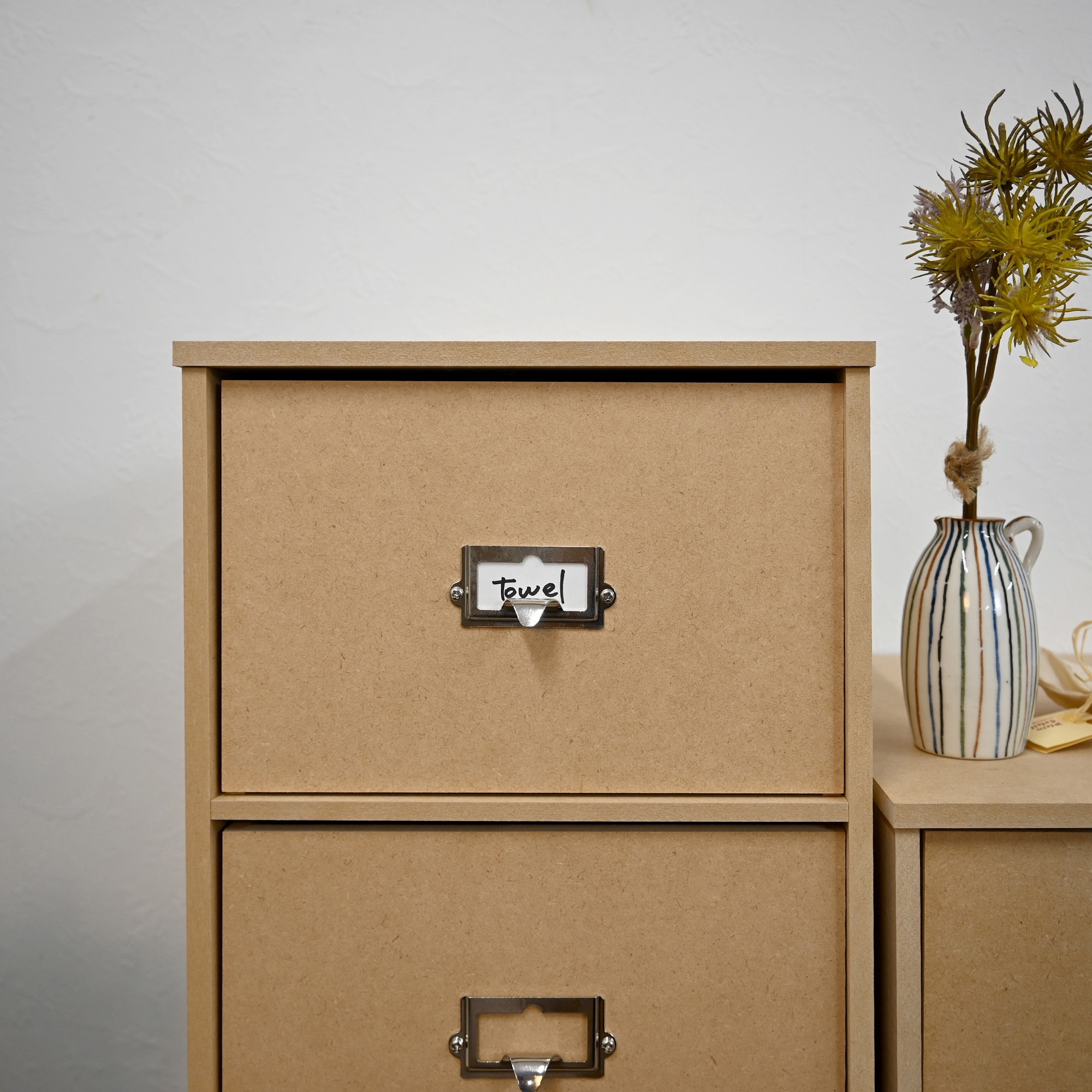 NC-3 NA ナチュラルチェスト フクダクラフト 3段 高さ560mm幅265mm奥行