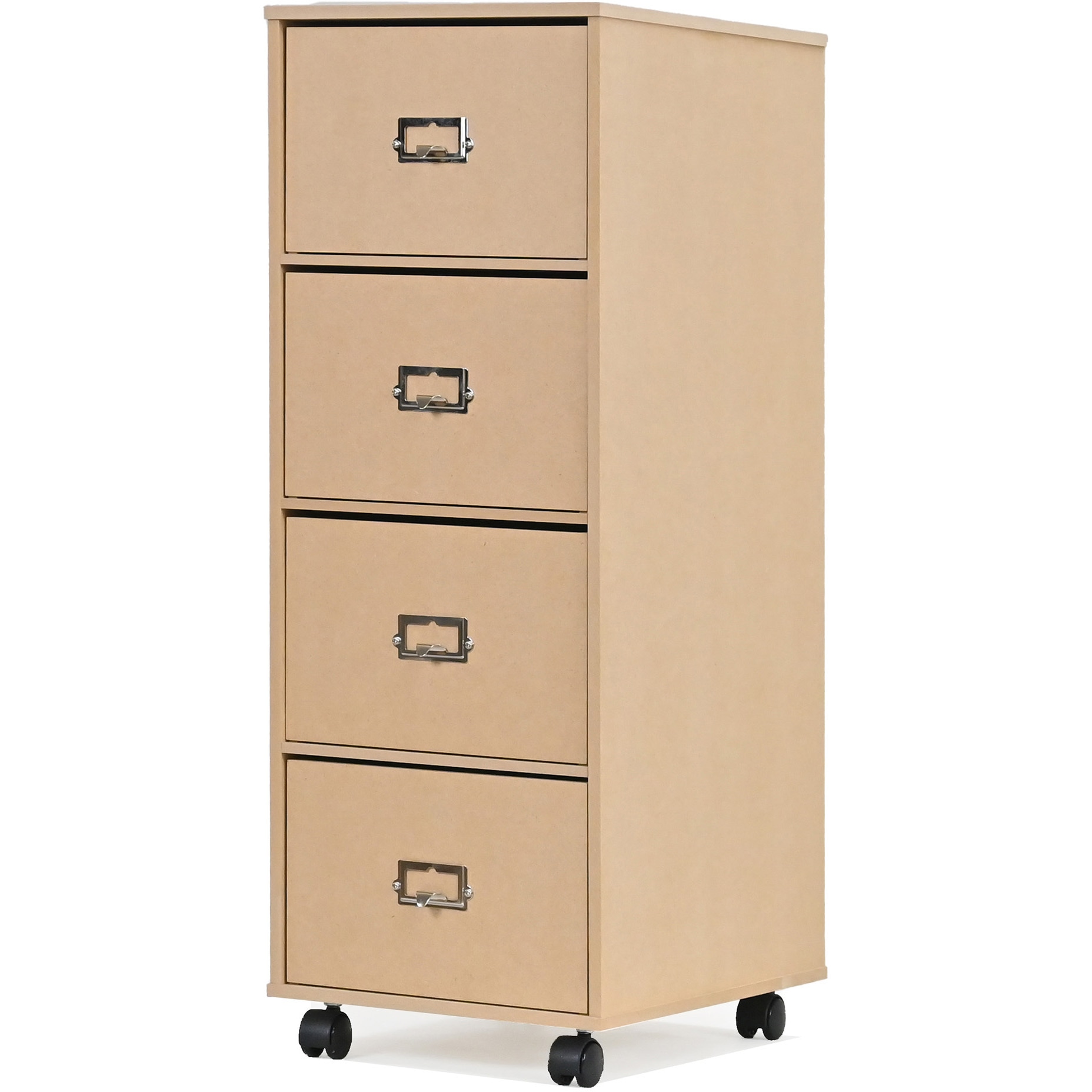 NC-4 NA ナチュラルチェスト フクダクラフト 4段 高さ730mm幅265mm奥行