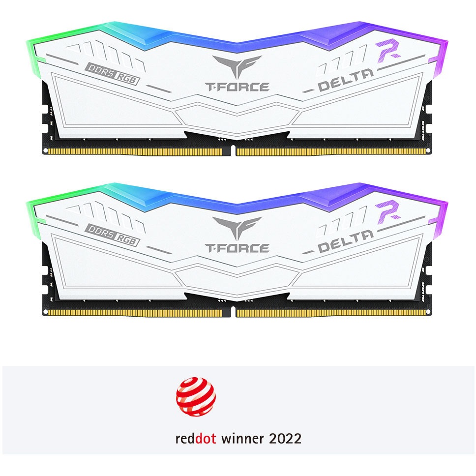 メモリー T-FORCE DELTA RGB DDR5 64GB 5600MHz FF4D564G5600HC36BDC01 デスクトップPC用メモリ T-FORCE Delta RGB