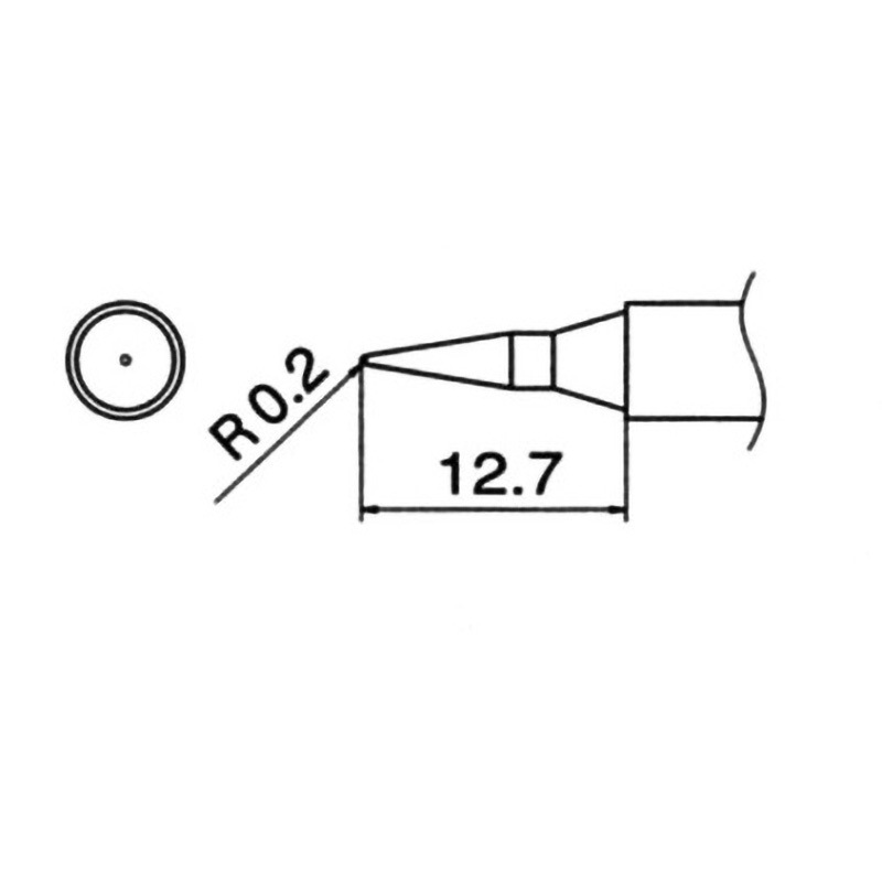 T12-IL こて先(T12・鉛フリーはんだ対応) HAKKO(白光) I型 IL型 標準