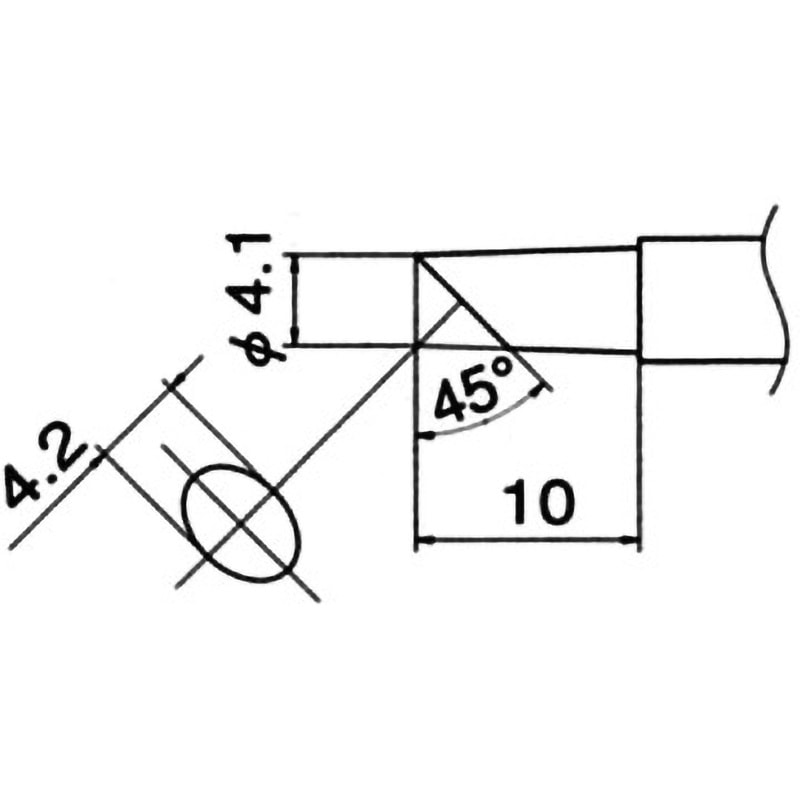 白光 コテサキ/4Cガタ(Z) T12C4Z wgteh8f 未使用・未開封品) 白光 コテサキ/1BCガタ T12-BC1 sdt40b8 【公式通販】