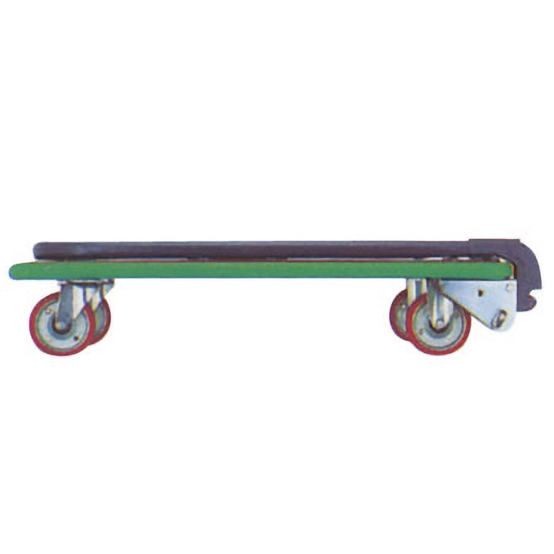 中古】石川製作所 ペダルブレーキ付台車（折りたたみハンドル） 荷重150㎏