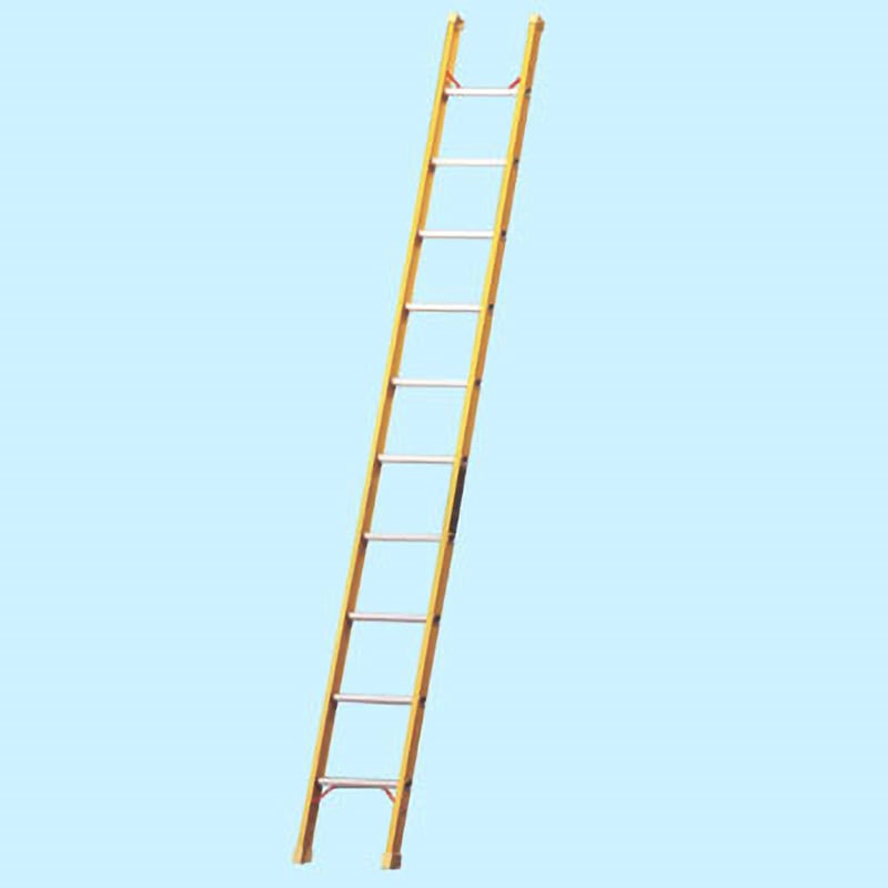 (運賃見積り)(直送品) ハセガワ 長谷川工業 1連はしご 踏浅幅広タイプ FLW2.0-400 16911 ハセガワ　電柱昇降用1連はしご　LQ1 1.0-24B  （全長2.45m）メーカー直送品のため代金引換便はご利用になれません。\u203b運賃都度お見積り⁄個人様宅への配送はできません | ケンチクボーイ