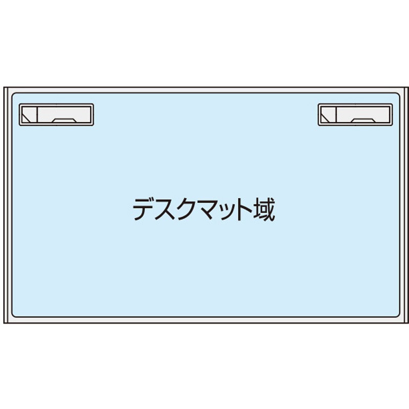 7-341-4712 環境対応デスクマット FEED-R(フィードアール)専用 シングル 内田洋行 厚さ1.2mm  7-341-4712