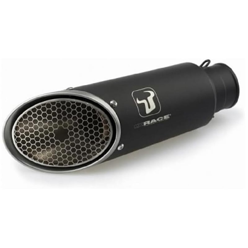 IX-BH6244SB IXRACE HONDA CB750 HORNET 2023 スリップオンマフラー MK1 スラッシュカット MAD MAX(マッドマックス) ブラックHTペイント 長さ320mm  IX-BH6244SB