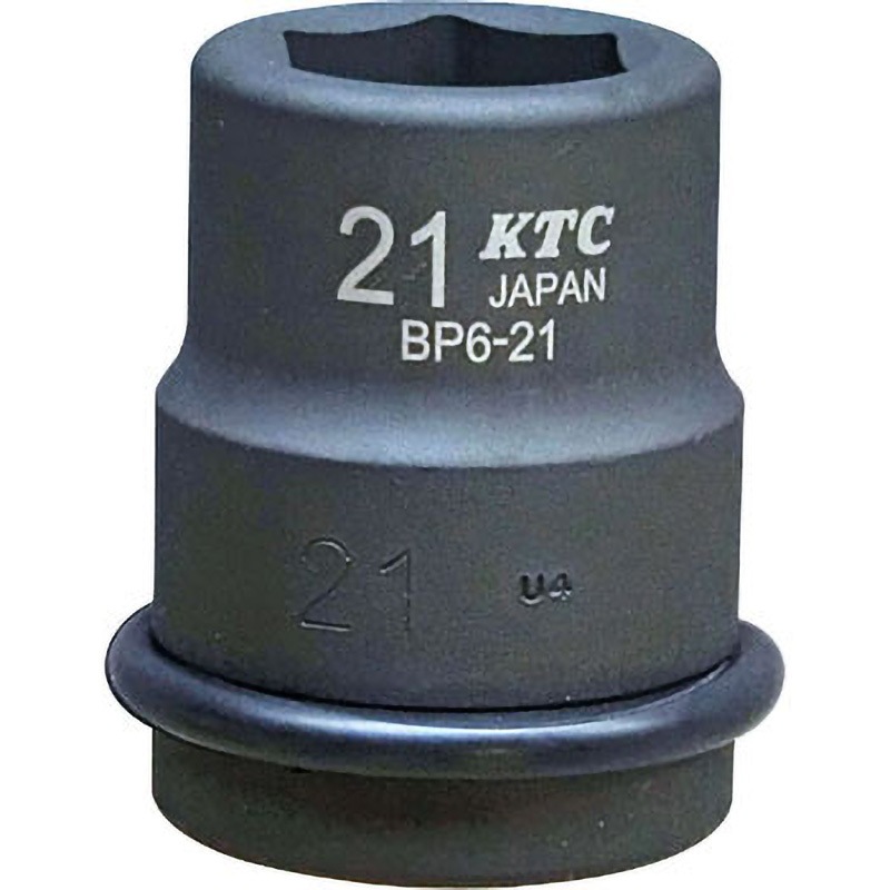 BP6-21P 19.0sq. インパクトレンチ用ソケット(標準) ピン・リング付き