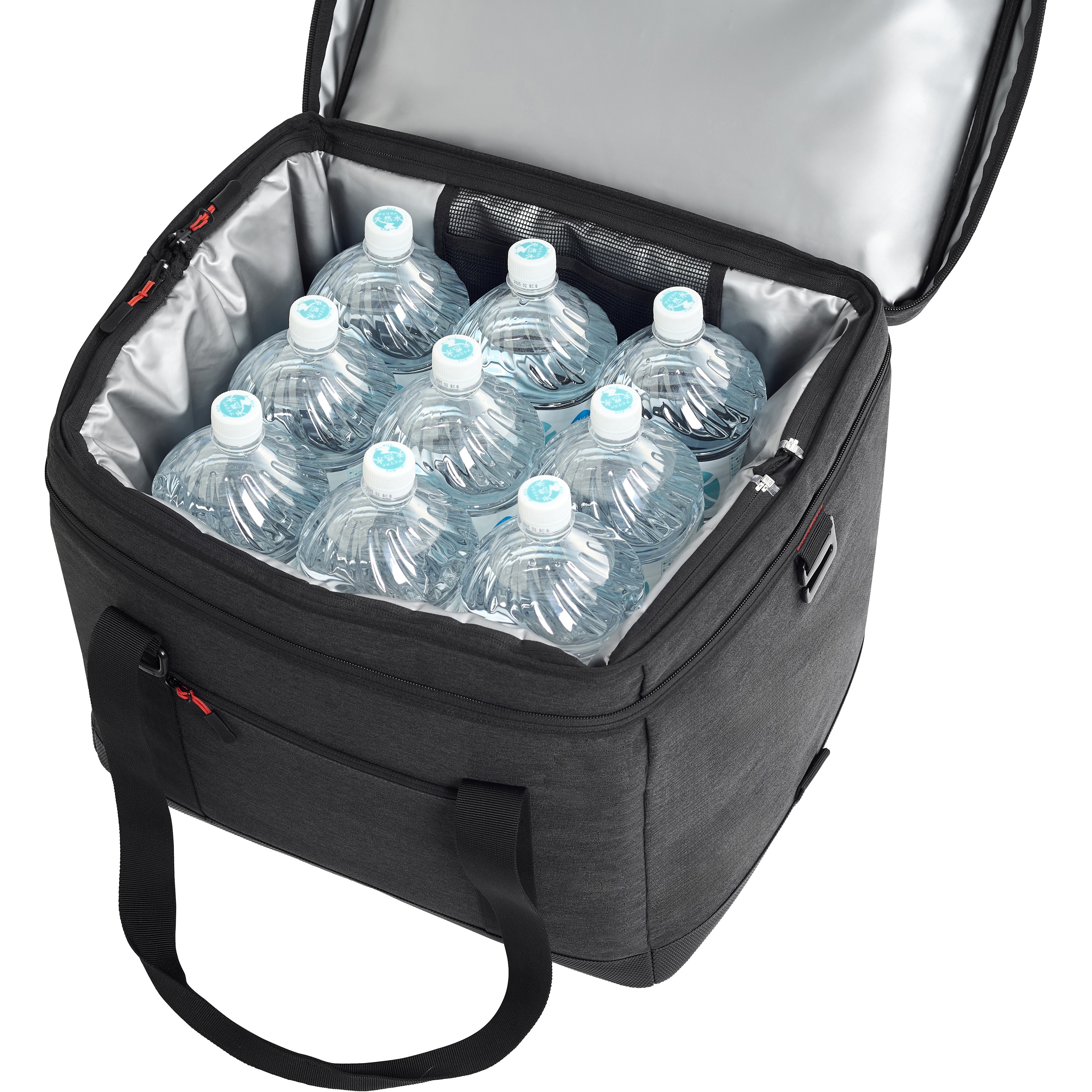 エアロゲルソフトクーラーボックス 40L チャコールグレー エアロゲル クーラーバッグ 超保冷 （5.4日保冷）超冷却 折り畳み 大 アイリスオーヤマ  HUGEL エアロゲルソフトクーラーボックス 4L/15L/25L/40L AGSC-25C/40C チャコールグ