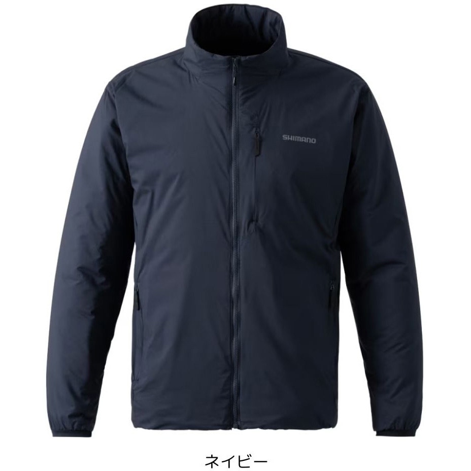 #Mサイズ WJ-055W アクティブインサレーションジャケット SHIMANO(シマノ) ネイビー色 サイズM着丈66cm
