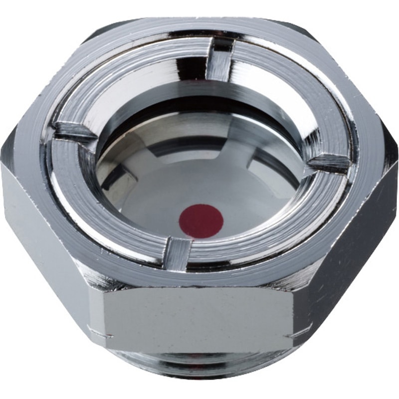 KIM-10AR 丸型オイルゲージ(金属製) ネジ付きオイルゲージ KIM-AR 協和 丸形 8,345円