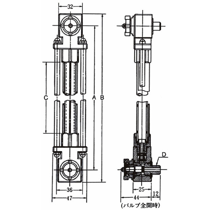 協和 金属製オイルゲージ ( KLM-350-M12 ) 製品案内|オイルゲージの協和