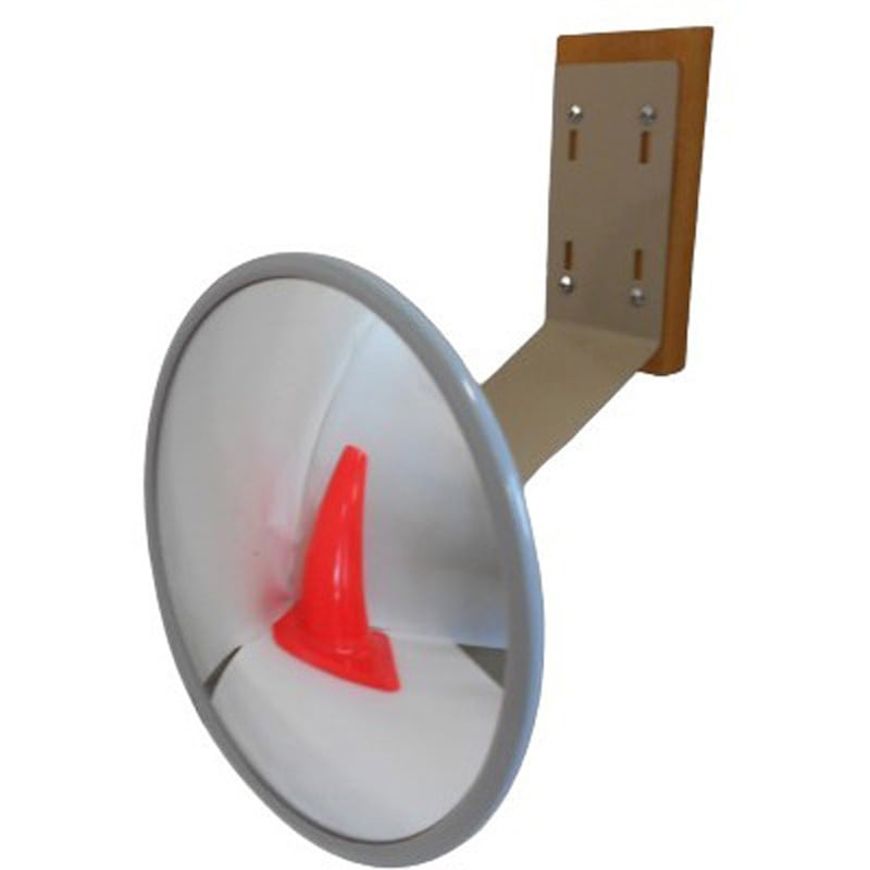 SST210-貼り付けタイプ ガレージミラー 貼り付け取付タイプ 信栄物産 丸型