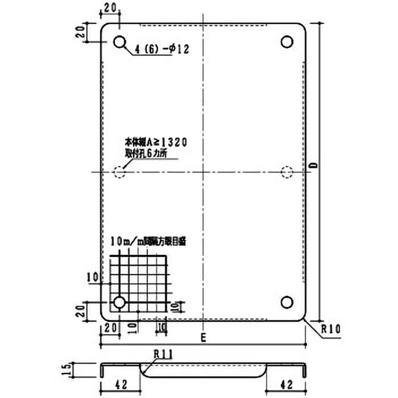 S1450 鉄製基板 1面 内外電機 【通販サイトMonotaRO】