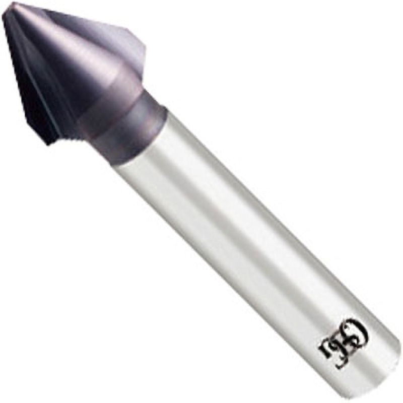 FX-MG-CSX60 6.3X6X2.0X55 FXコーティング 超硬カウンターシンク OSG(オーエスジー) 3枚刃 先端角60° 全長55mm