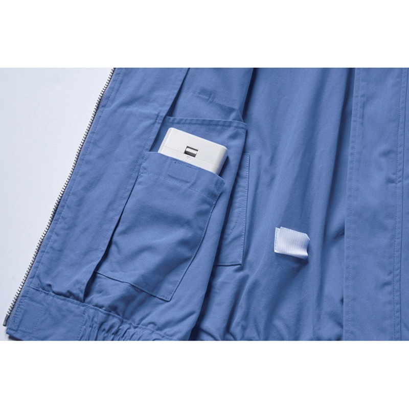 KU91731C24S3 難燃長袖ブルゾン ウエアのみ ライトブルー 空調服