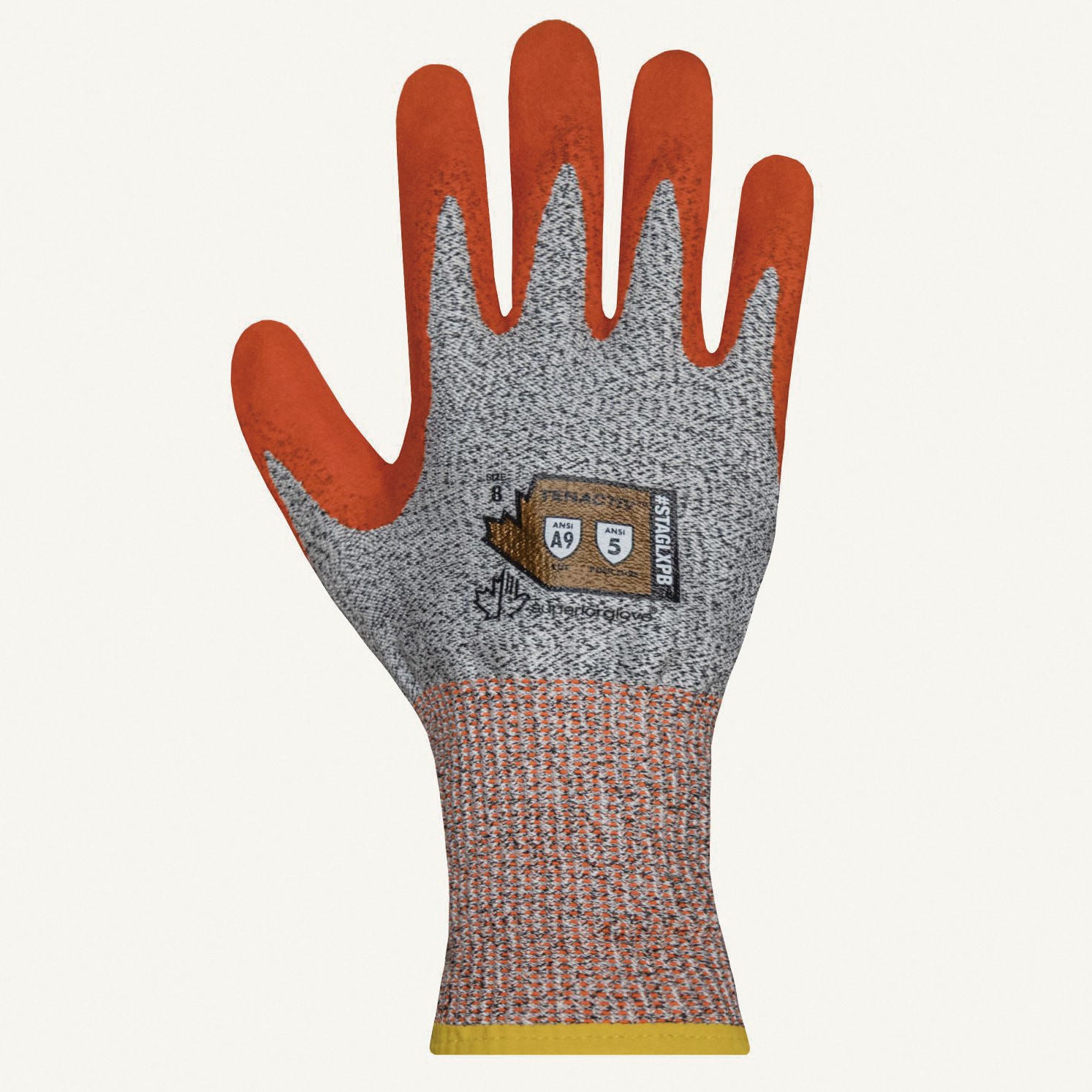 STAGLXPB S 耐針手袋 日光物産(NIKKO) 13ゲージ オレンジ色 サイズS  STAGLXPB S
