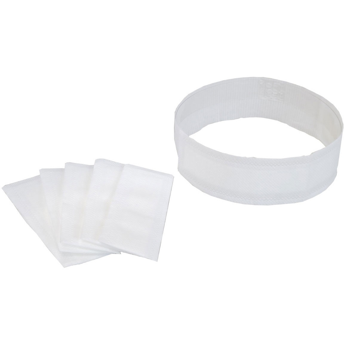 SAB100 HC汗取りバンド ホワイト フリーサイズ 橋本クロス 1箱(100枚) SAB100