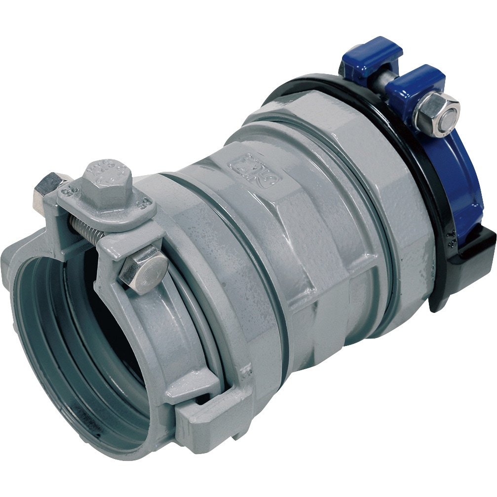 SKX-S-P65XV65 異種管継手 ポリエチレン管×塩ビ管用 SKXソケット 川西水道機器 バーミキュラ鋳鉄