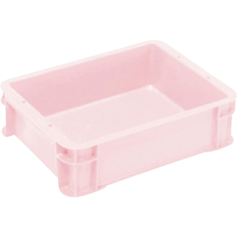 PAS-6-PN S型コンテナ ヒシ パステルピンク色 容量6.2L 1個 PAS-6-PN