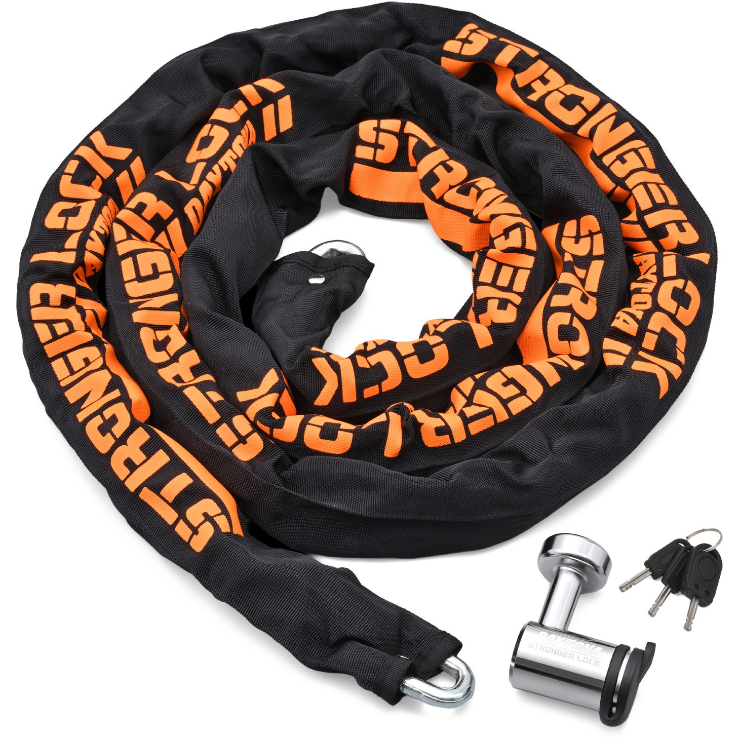 48411 ストロンガーチェーンロック Φ8mm 1個 DAYTONA(デイトナ) 【通販モノタロウ】