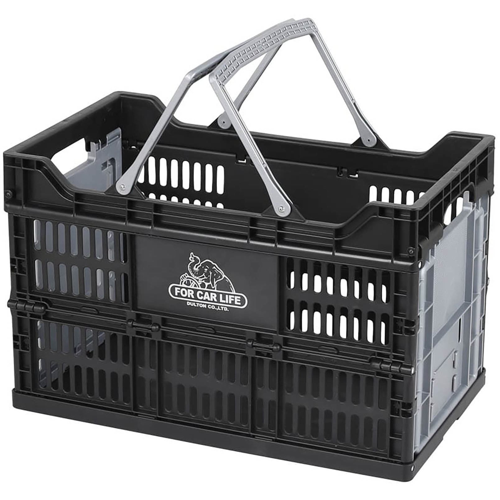 V22-0505BK/SV FOLDING SHOPPING BASKET(フォールディング