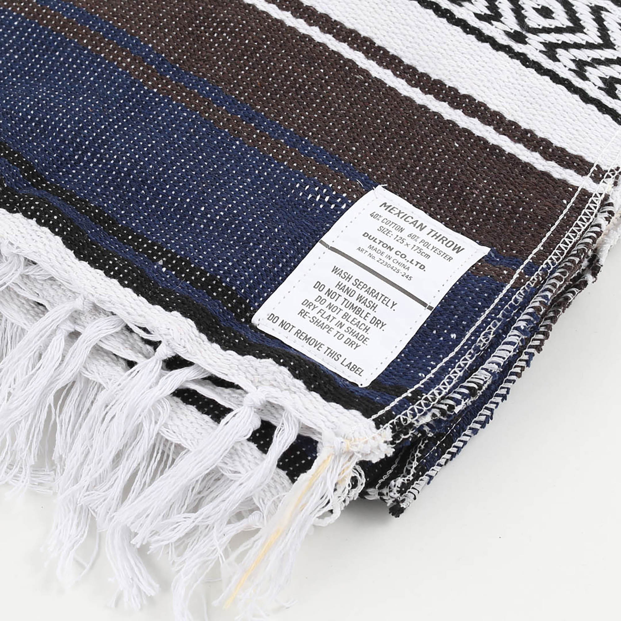 RN-0581NB MEXICAN THROW(メキシカンスロー) ダルトン ネイビーブルー